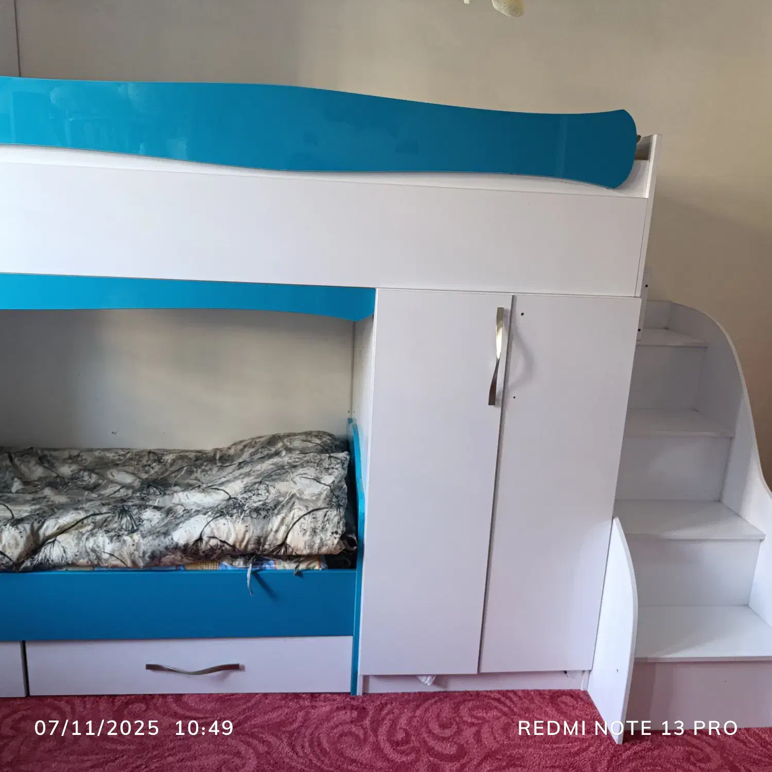 تخت خواب دوطبقه کودکان|تخت و سرویس خواب|ارومیه, |دیوار