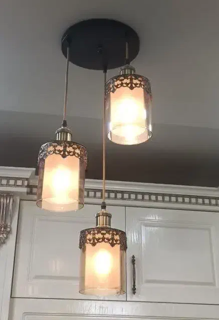 لوستر خارجی سه شاخه|لوستر و چراغ آویز|مشهد, آزادشهر|دیوار