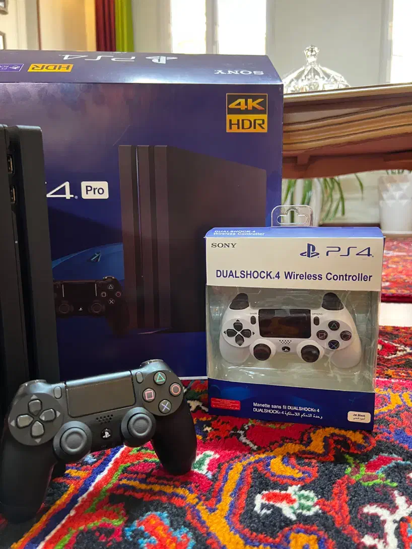 Ps4 pro 4k سه دسته فول بازی|کنسول، بازی ویدئویی و آنلاین|تهران, شهرک نفت|دیوار