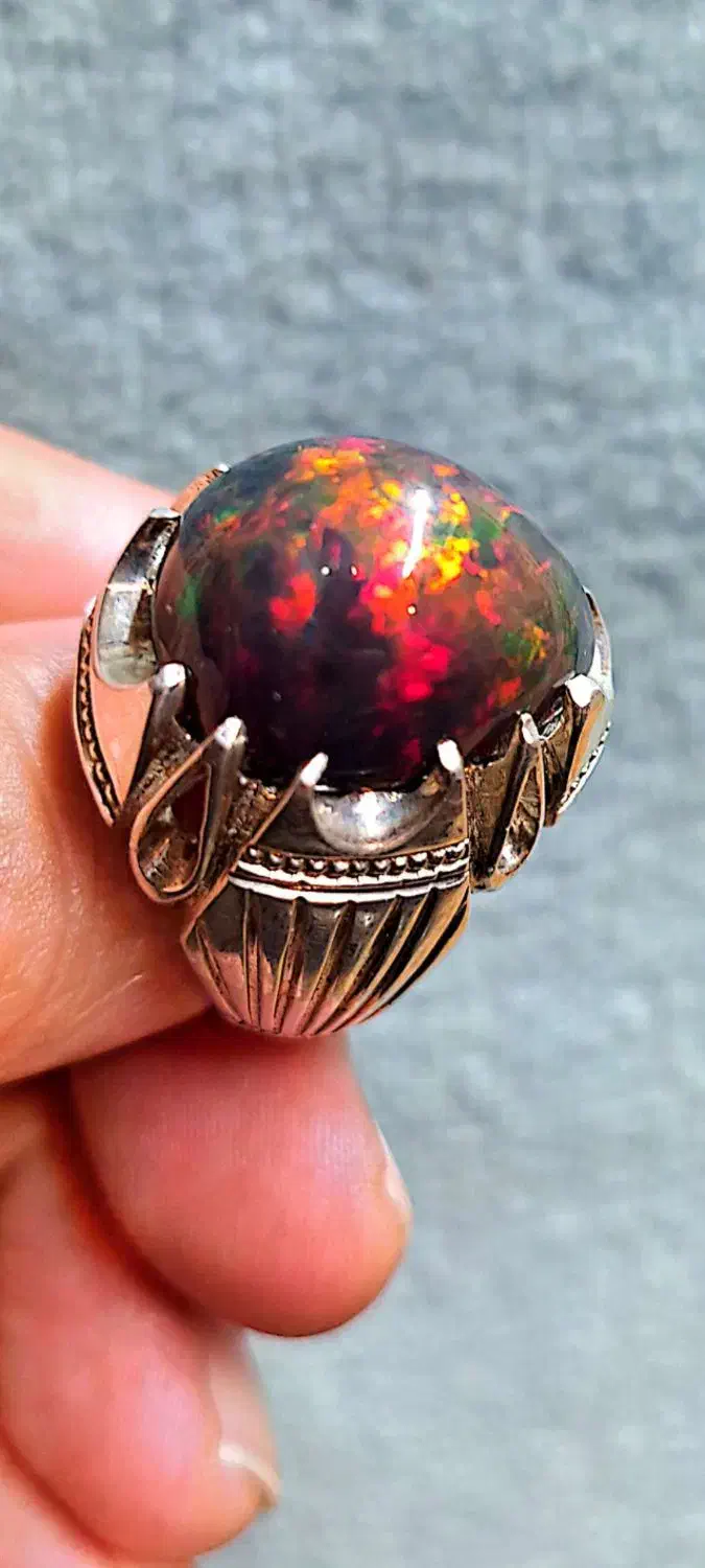 دو عدد انگشتری کلکسیونی حرفه ای ( اُپال)|جواهرات|تهران, ستارخان|دیوار