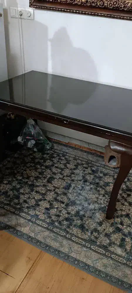 میز ناهار خوری رنگ قهوه ای سوخته|میز و صندلی غذاخوری|کرمانشاه, |دیوار