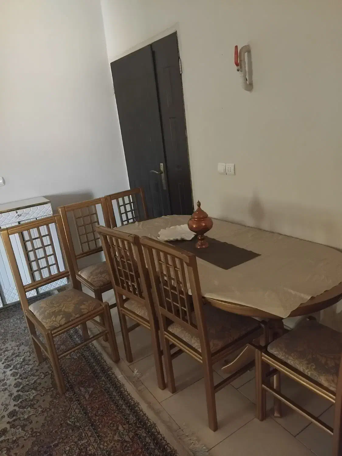 میز  غذا خوری 6 نفر   خیلی سبک جنس اصل|میز و صندلی غذاخوری|دماوند, مسکن مهر گیلاوند|دیوار