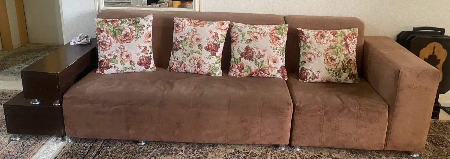 مبلمان ۷ نفره|مبلمان خانگی و میز عسلی|شاهین‌شهر, خانه کارگر|دیوار