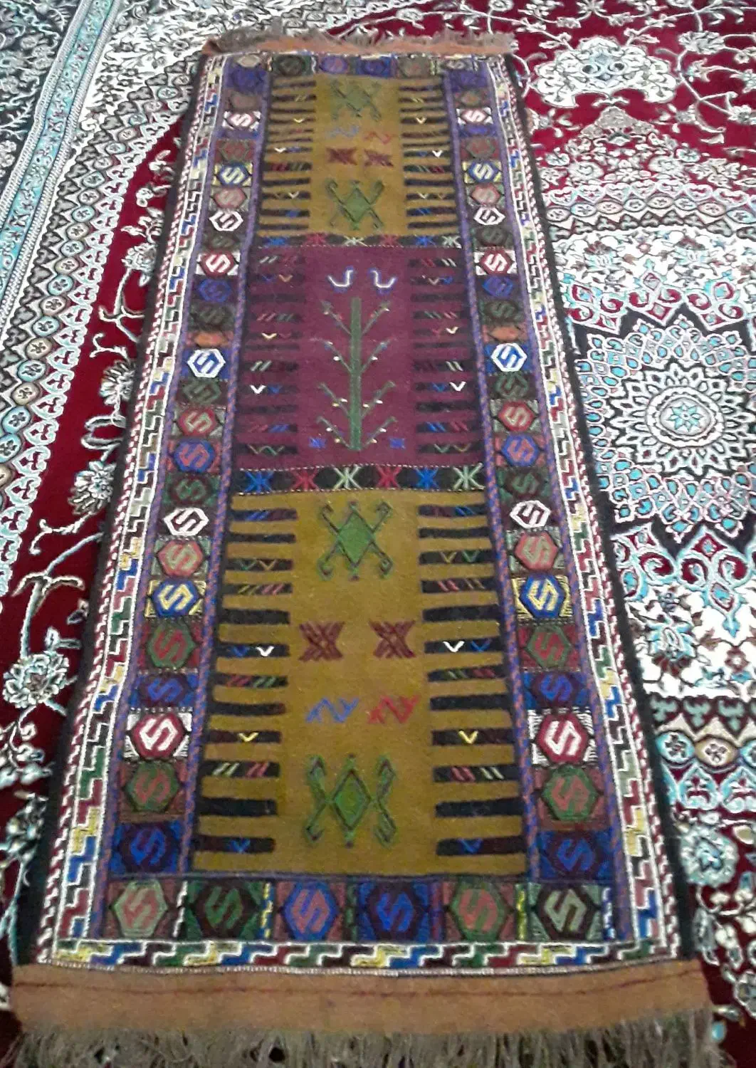 گلیم|گلیم، جاجیم، گبه|شیروان (خراسان), |دیوار