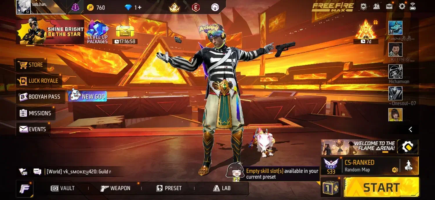 اکانت فری فایر  خوب|کنسول، بازی ویدئویی و آنلاین|کوهدشت, |دیوار