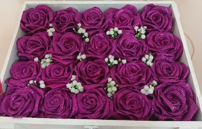 گل روبانی|گل مصنوعی|ساوه, |دیوار