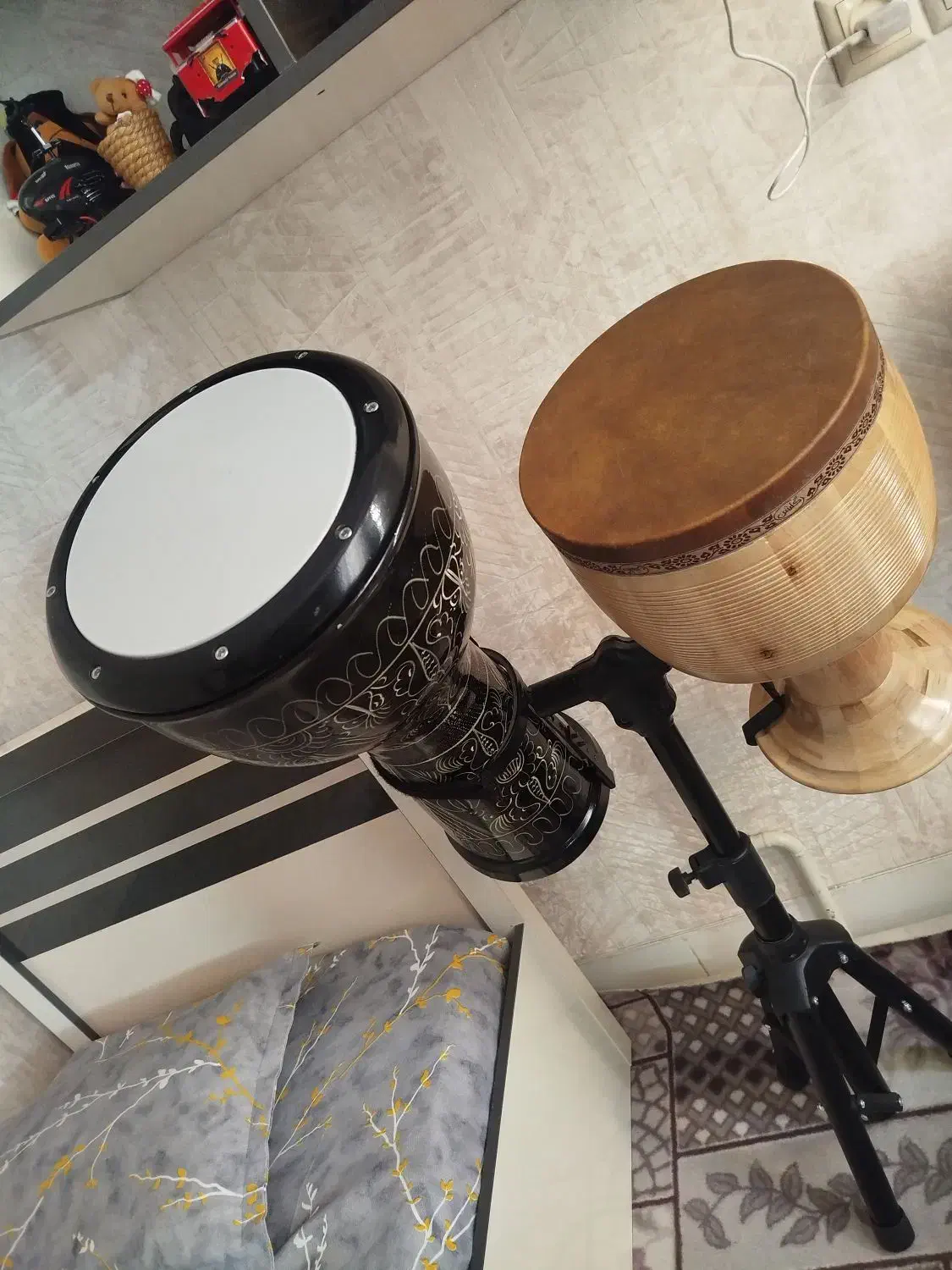 داربوکا VD ترک|سازهای سنتی|سمنان, |دیوار