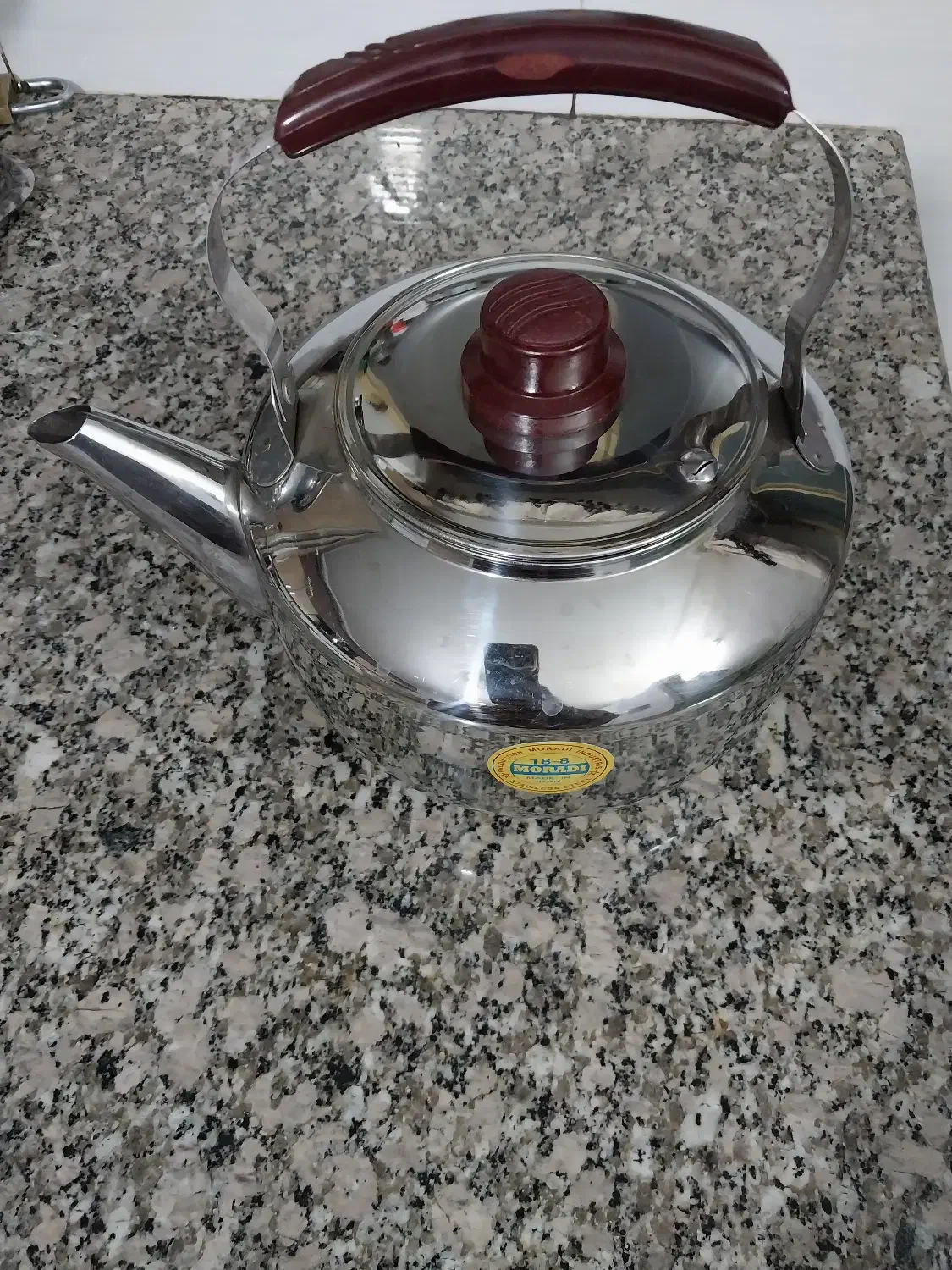 کتری استیل ۴لیتری|قوری، کتری، قهوهساز دستی|شاهرود, |دیوار