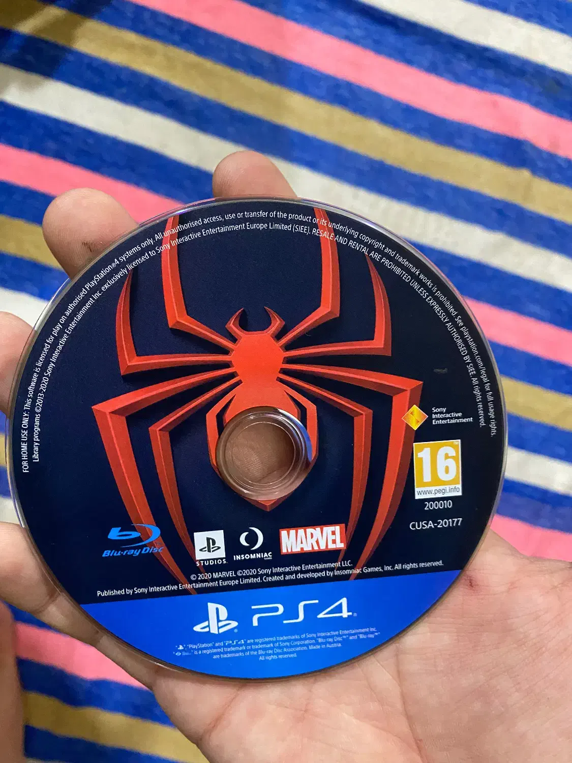 دیسک اسپایدرمن|کنسول، بازی ویدئویی و آنلاین|اهواز, جانبازان|دیوار