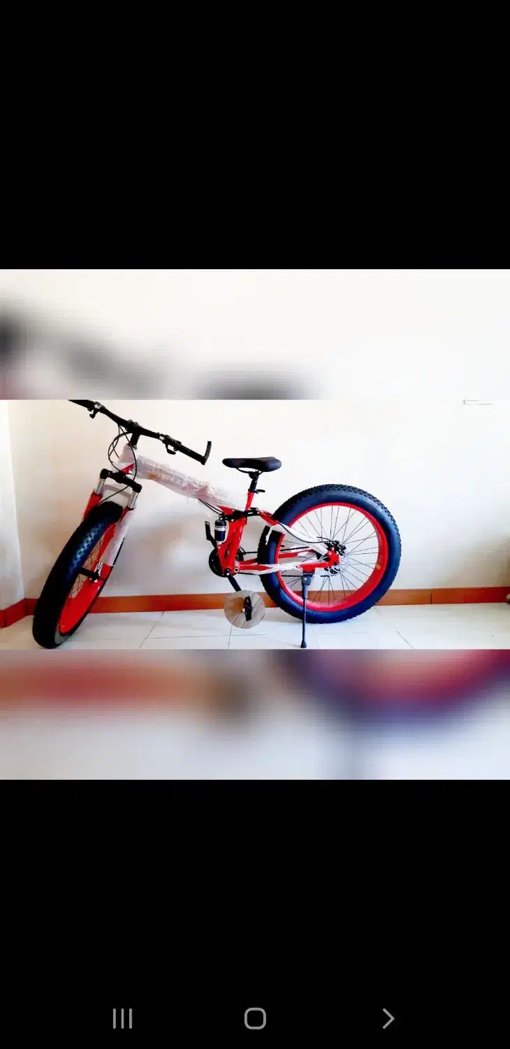 دوچرخه رالی لاستیک پهن سایز26|دوچرخه، اسکیت، اسکوتر|اصفهان, شیخ اشراق|دیوار