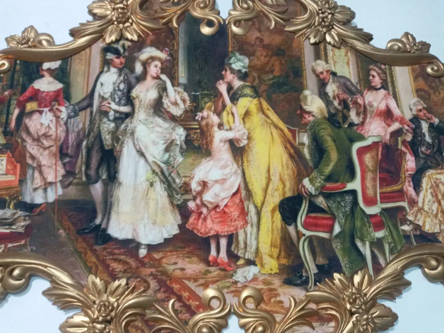 تابلو فرش طرح سلطنتی فرانسوی|تابلو فرش|خرمآباد, |دیوار