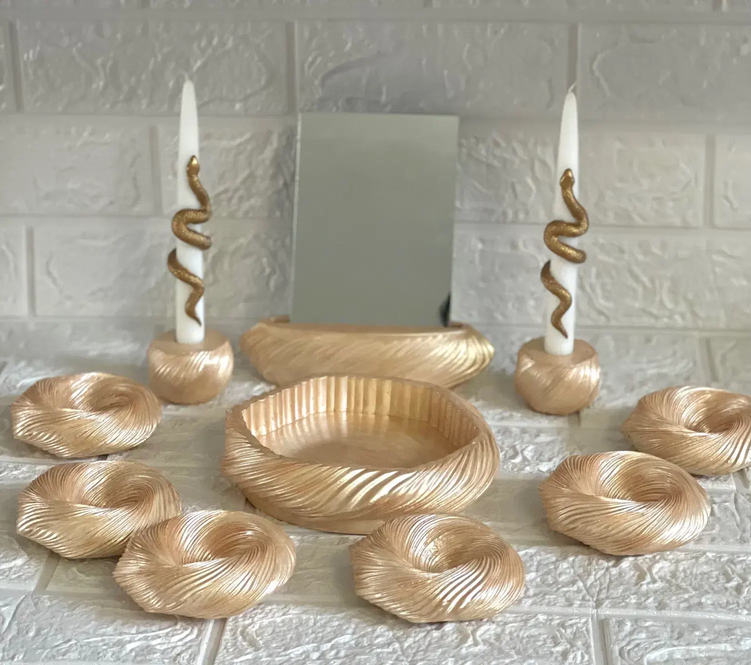 هفتسین گیسو|ظروف سرو و پذیرایی|نقده, |دیوار