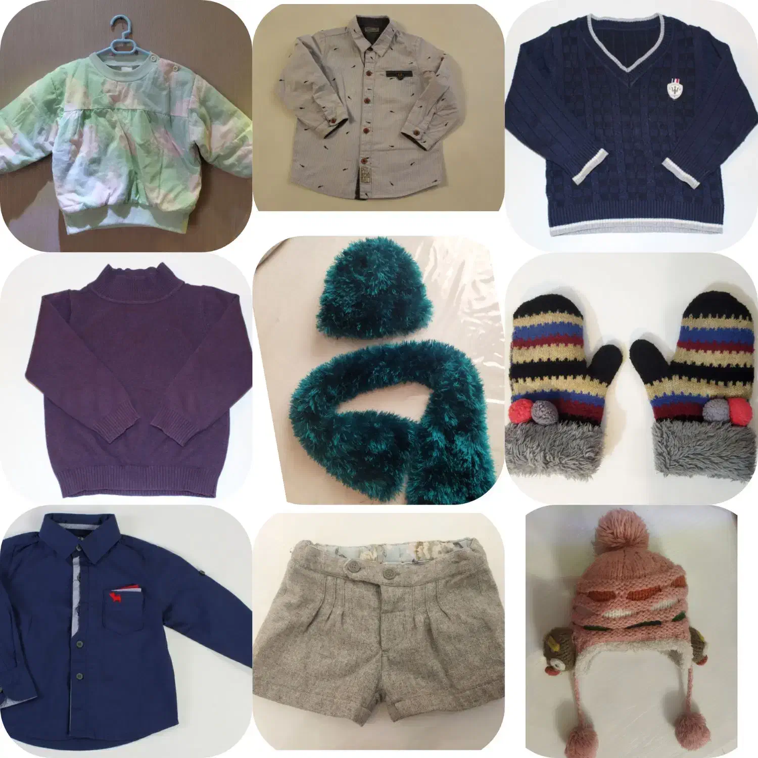 لباس زمستانه دستکش کلاه بافت دخترانه پسرانه بچگانه|کفش و لباس بچه|شیراز, شهرک والفجر|دیوار