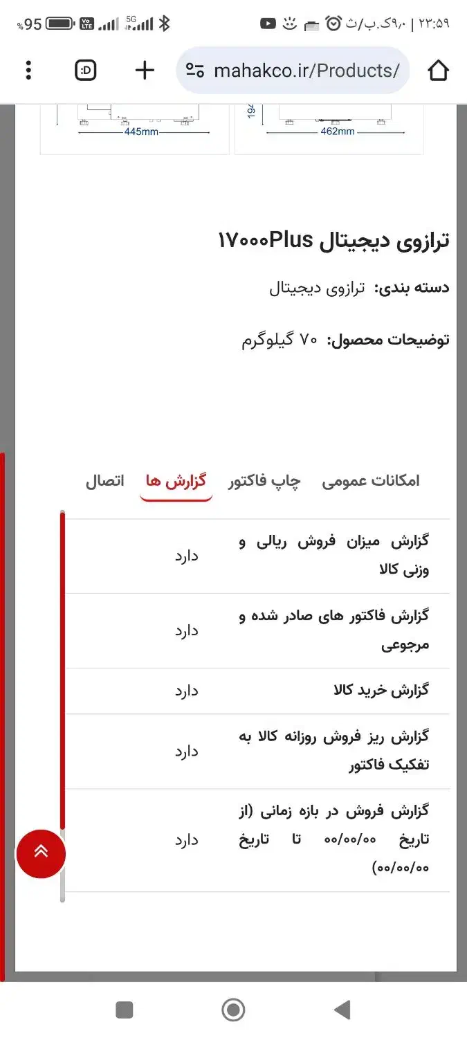 ترازو محک 17000 پلاس|فروشگاه و مغازه|اهواز, شهرک دانشگاه|دیوار