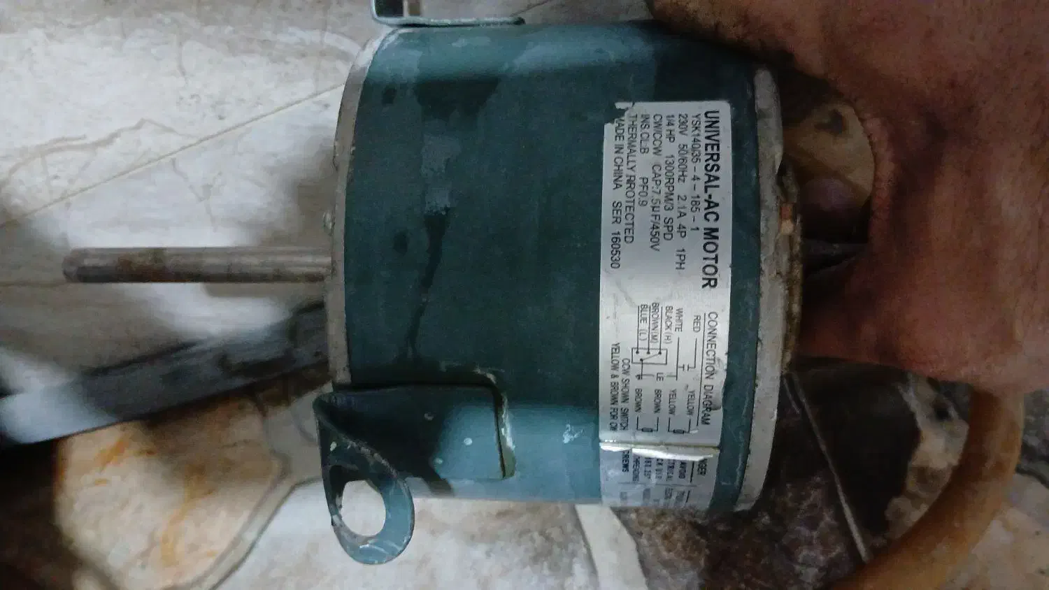 موتور فن کولر پنجره ای|کولر آبی|رامهرمز, |دیوار