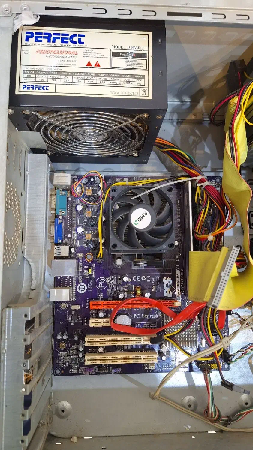 کیس ومانیتور کامل سیستم کامپیوتر|رایانه رومیزی|مشهد, مهدی آباد|دیوار