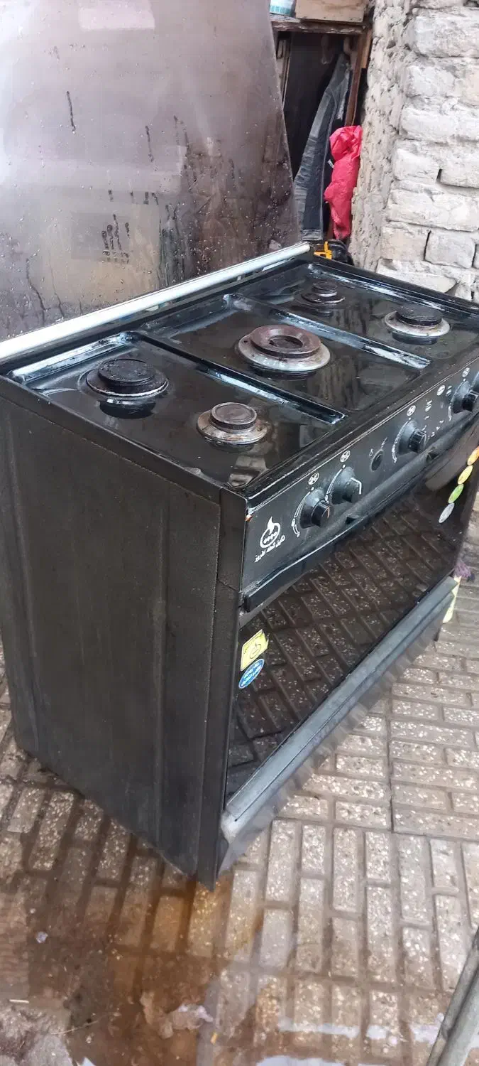 گاز پنج شعله|اجاق گاز و لوازم برقی پخت‌وپز|شیروان (خراسان), |دیوار