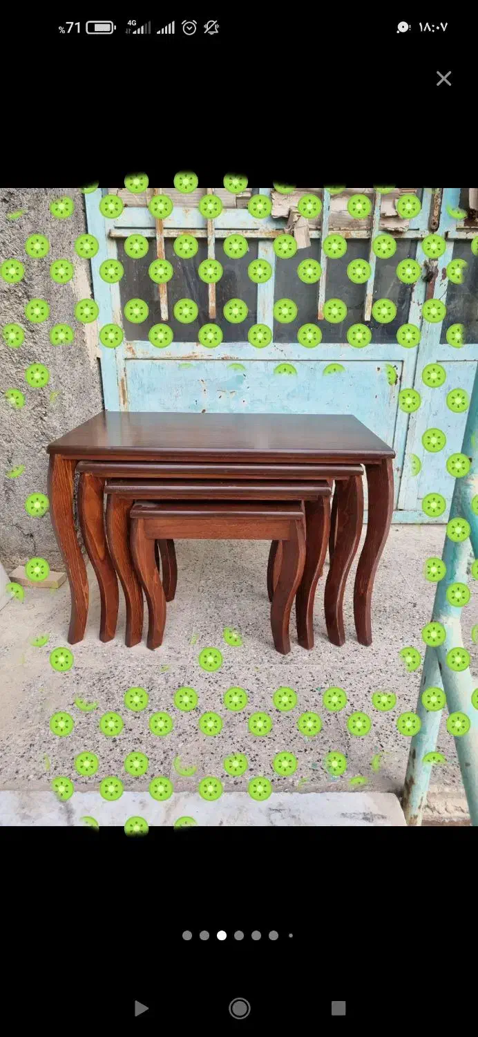 گل میز عسلی|مبلمان خانگی و میز عسلی|شوشتر, |دیوار