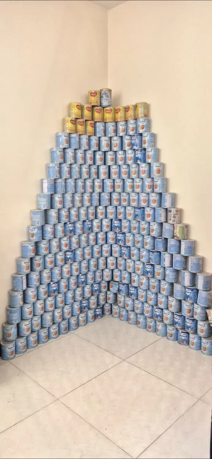 قوطی شیرخشک|ظروف نگهدارنده، پلاستیکی، یکبارمصرف|شیراز, درکی|دیوار