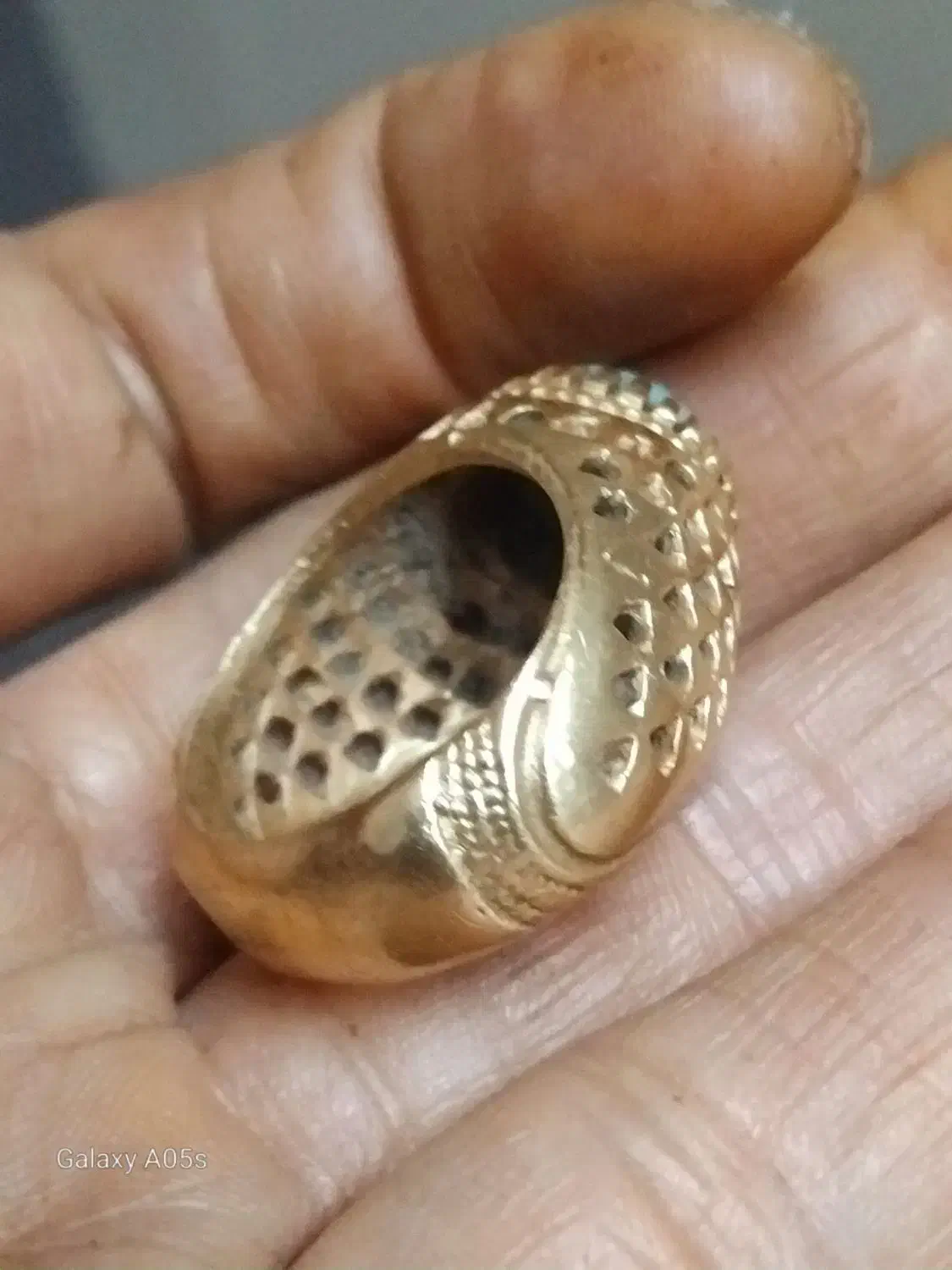 انگشتر دستساز فیروزه عجمی قدیمی|کلکسیون اشیاء عتیقه|تهران, دستغیب|دیوار