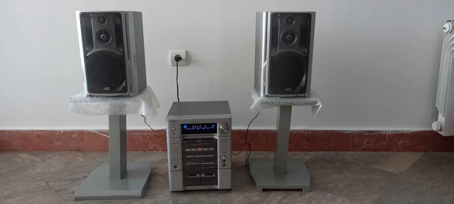 ضبط و سیستم صوتی JVC اصل ژاپن مدل MX-JE31 + جعبه|سیستم صوتی خانگی|تهران, نارمک جنوبی|دیوار