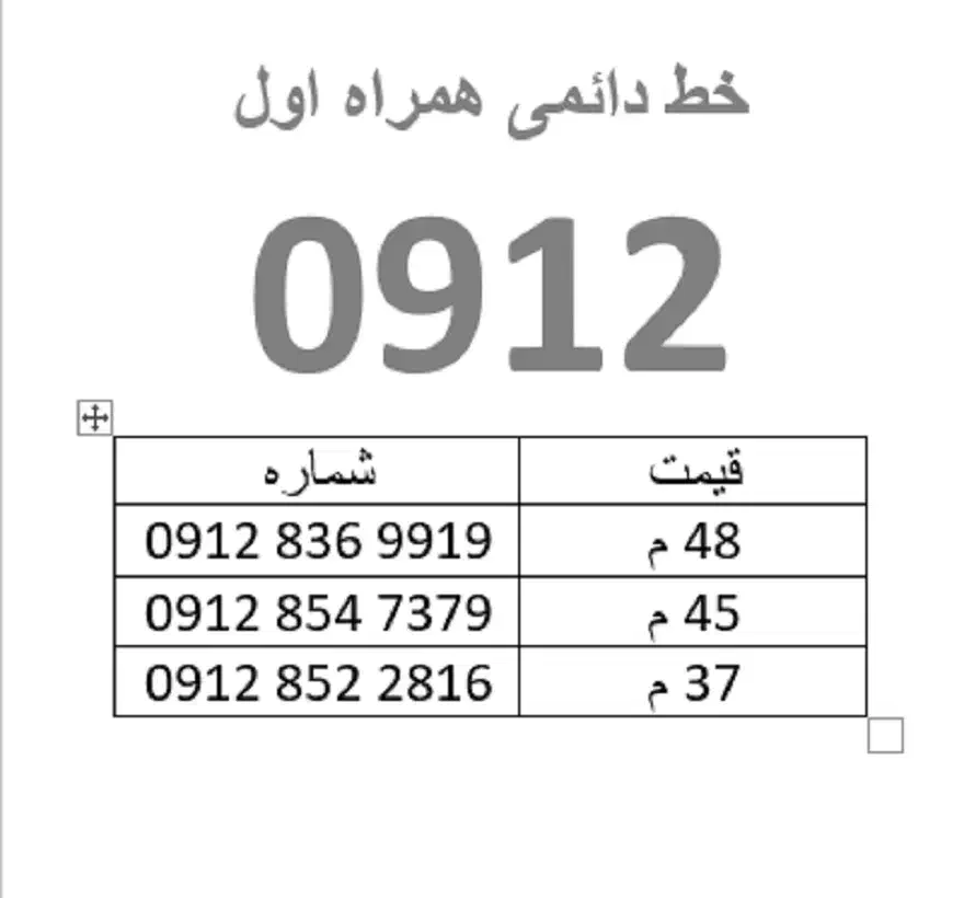 09128369919|سیم‌کارت|قم, باجک یک|دیوار