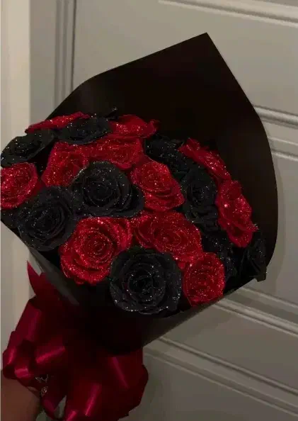 دسته گل روبانی اکلیکی|گل مصنوعی|قم, شهدا|دیوار