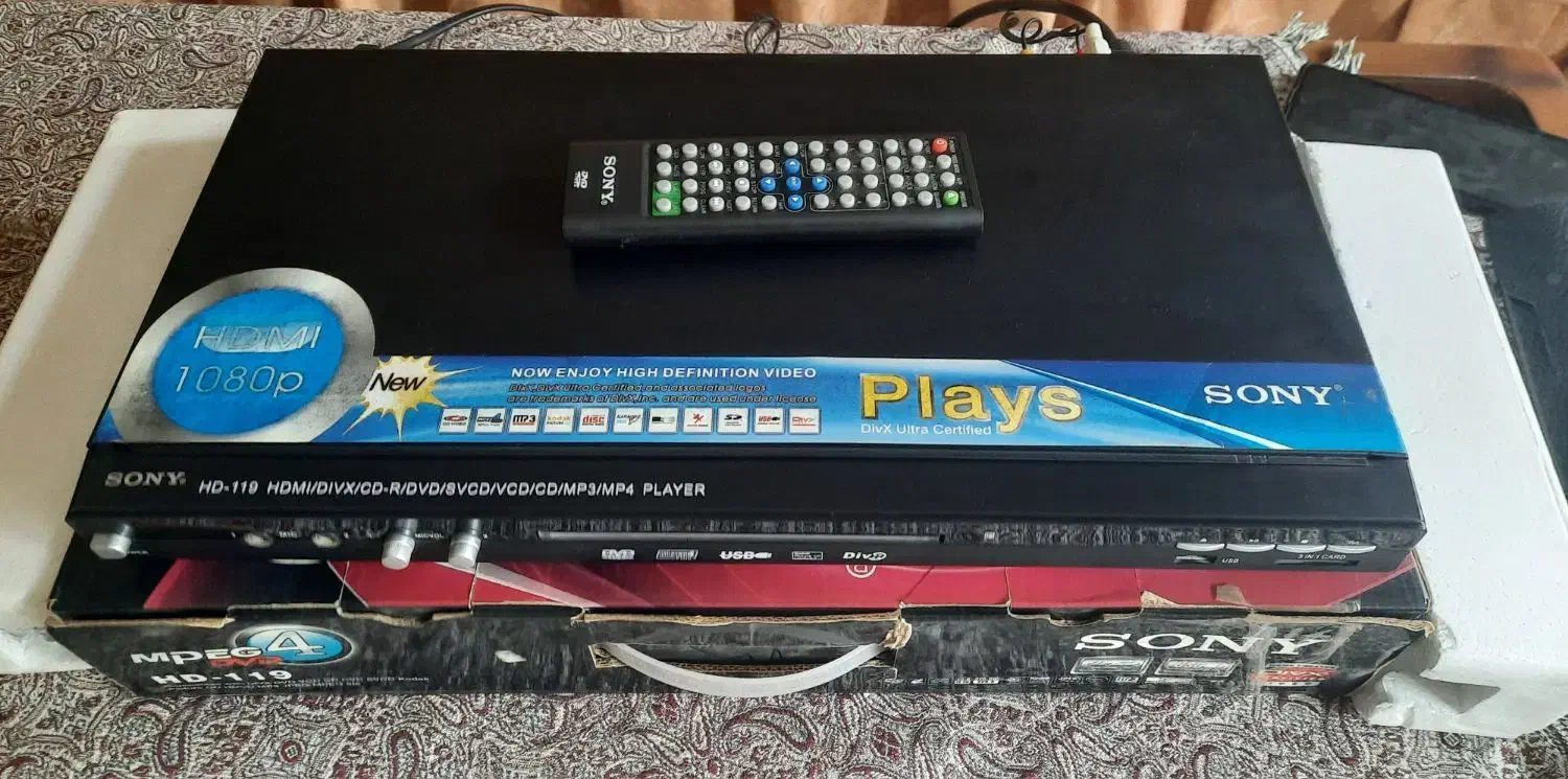 دی وی دی پلیر سونیSony|پخشکننده DVD و ویدیو|کرج, باغستان|دیوار
