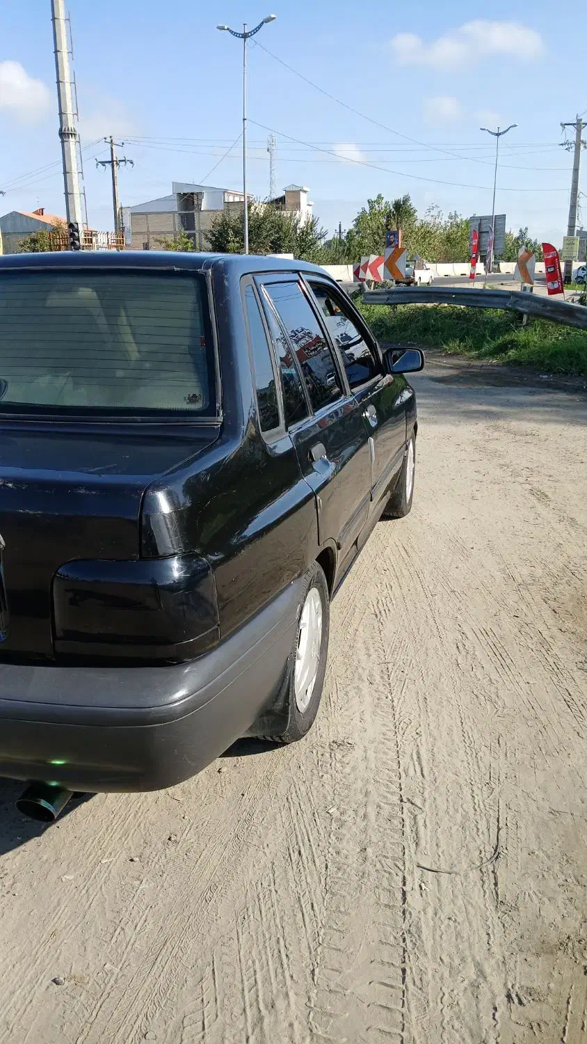 پراید ۸۲ بی رنگ بی ضربه مشکی|خودرو سواری و وانت|رشت, یخسازی|دیوار