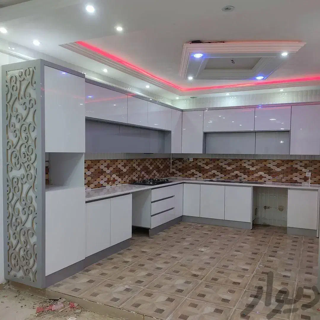 کابینت تمام چوبی ام دی اف 8تیکه3.3دیواری زمینی|مصالح و تجهیزات ساختمان|کبودرآهنگ, |دیوار