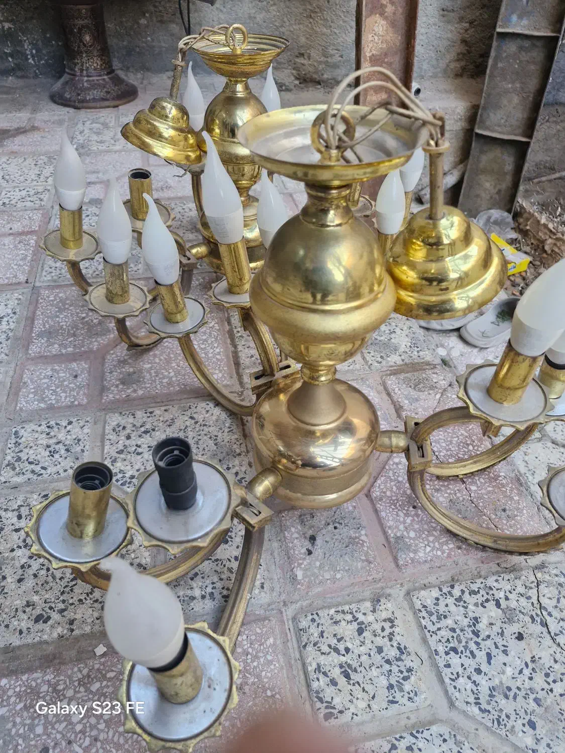 لوستر  آب کاری|لوستر و چراغ آویز|همدان, |دیوار