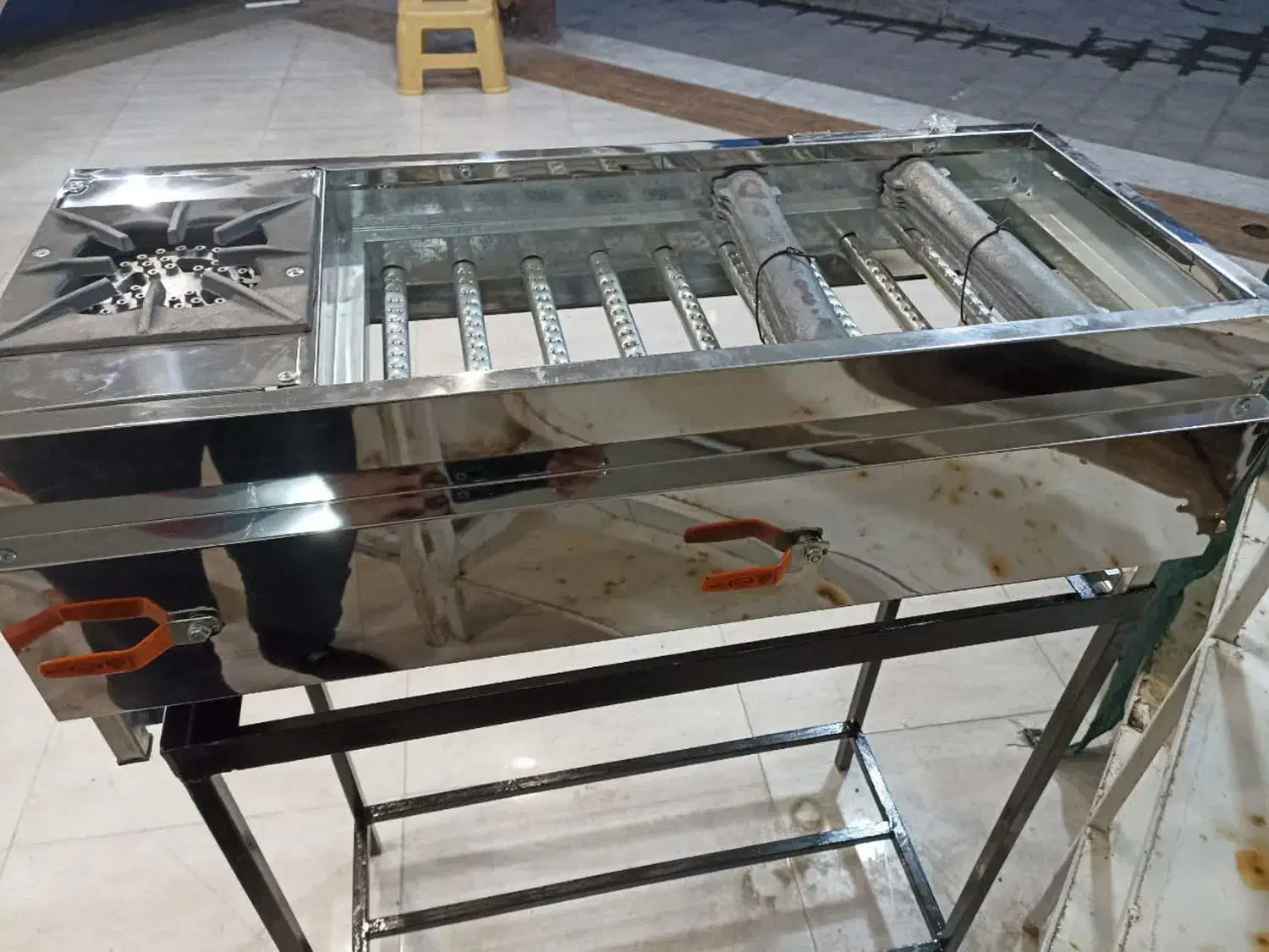 منقل گازی استیل چدنی ابراهیمی|اجاق گاز و لوازم برقی پخت‌وپز|قم, انسجام|دیوار