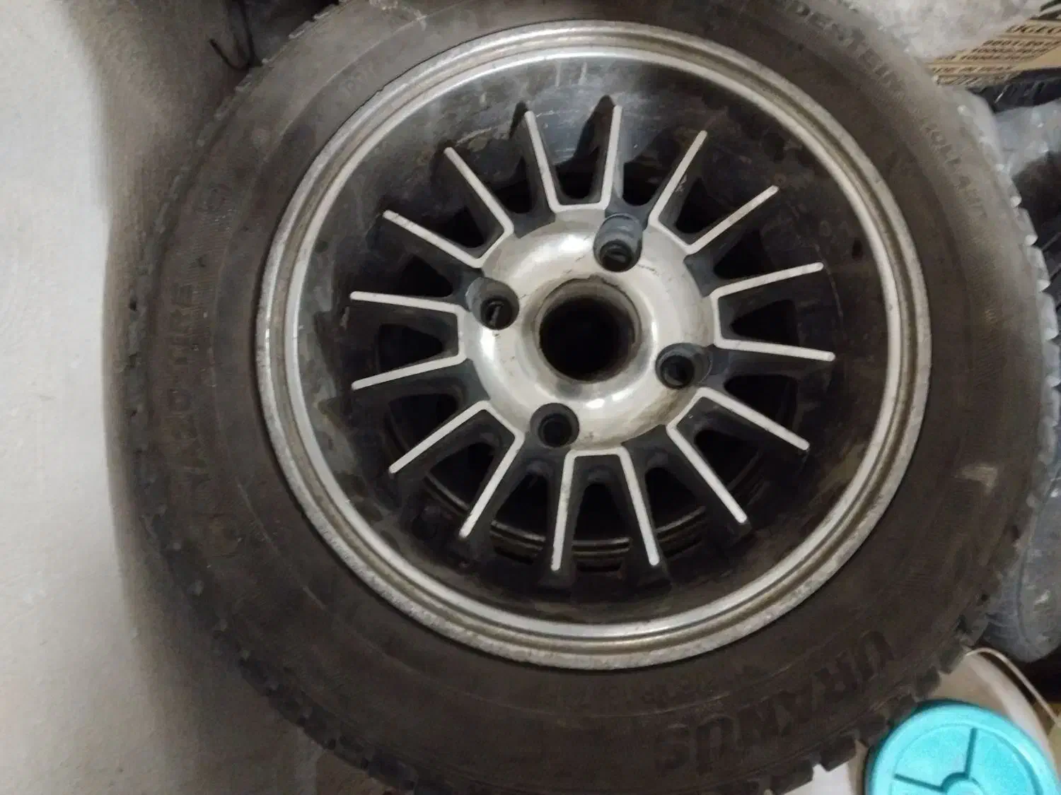 چهار حلقه رینگ و لاستیک پراید|قطعات یدکی و لوازم جانبی|رباط‌کریم, رباط‌کریم|دیوار