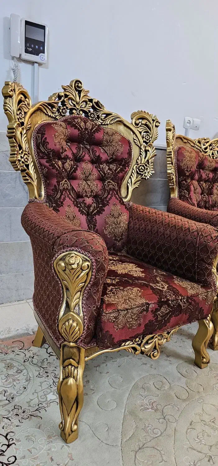 مبل استیل سلطنتی|مبلمان خانگی و میز عسلی|یزد, |دیوار