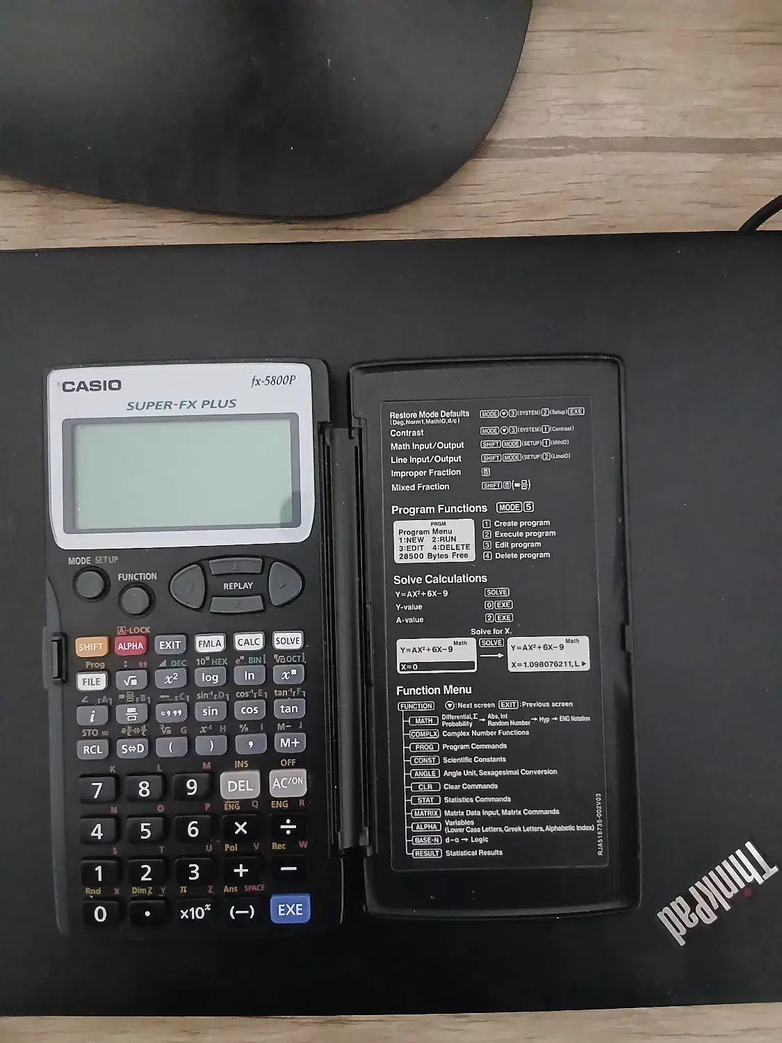 ماشین حساب مهندسی کاسیو ۵۸۰۰|لوازم التحریر|ابهر, |دیوار