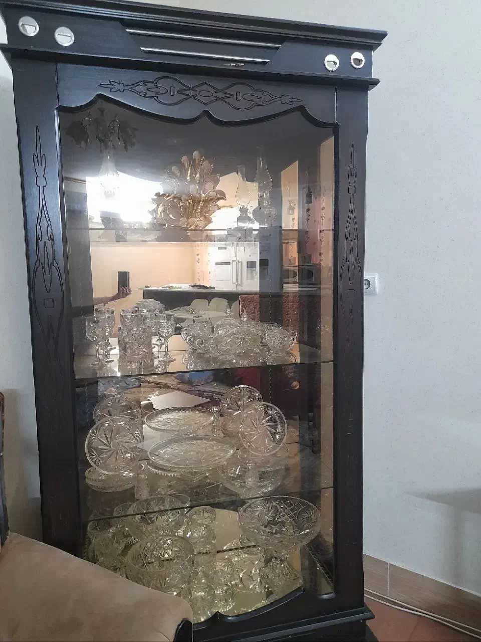 بوفه تمام چوب مقاوم|بوفه، ویترین، کنسول|سرخه, |دیوار