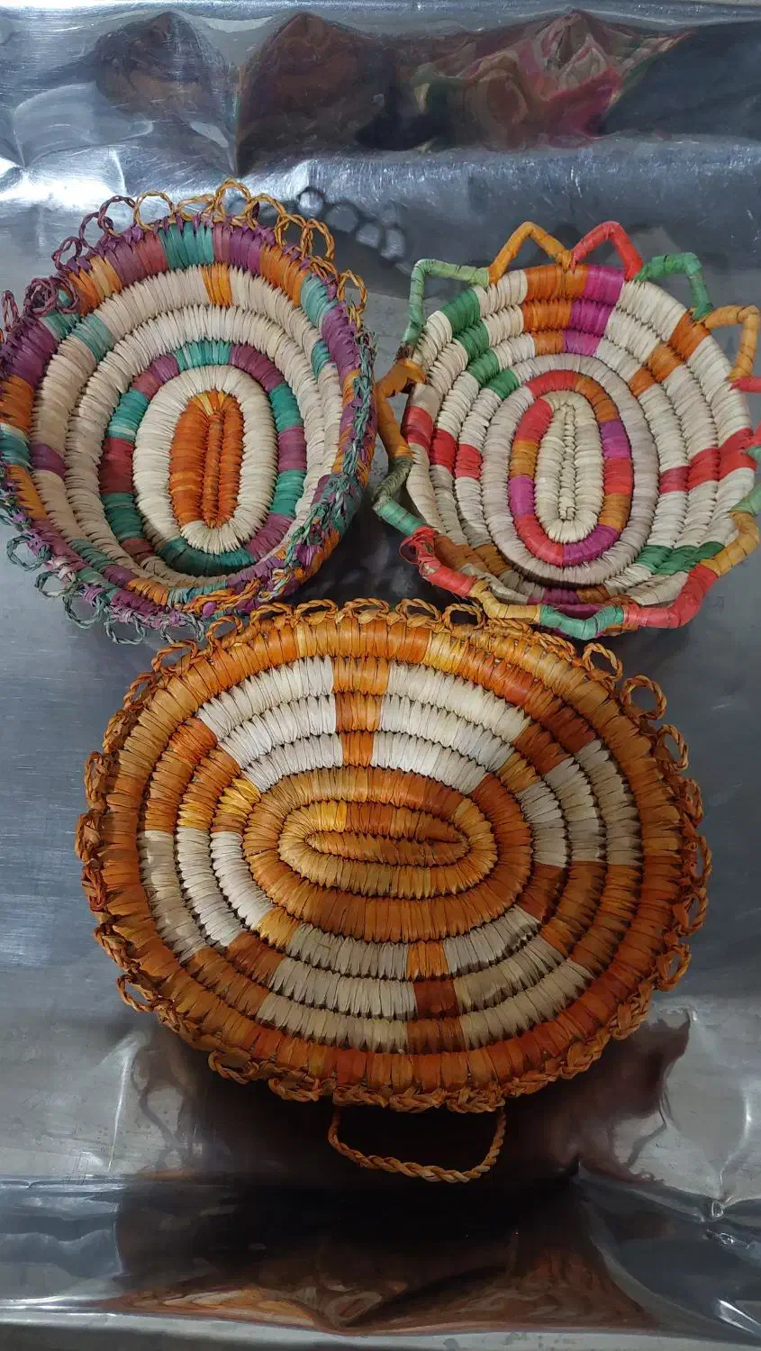 سبد حصیری|صنایع دستی و سایر لوازم تزئینی|کرج, کلاک پایین|دیوار