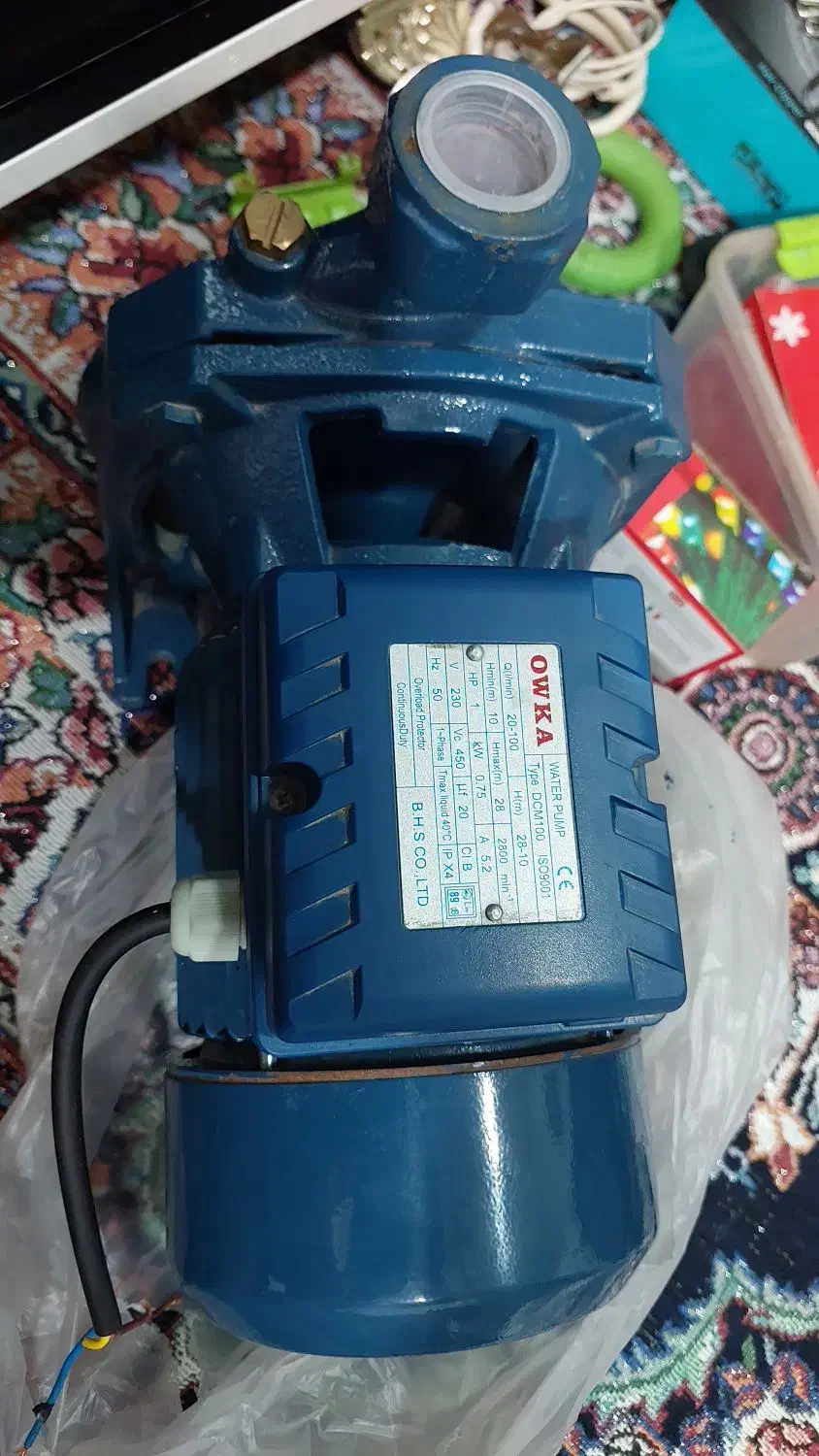 پمپ اب ۱ اسب بشقابی اوکا اصلی|مصالح و تجهیزات ساختمان|دورود, |دیوار