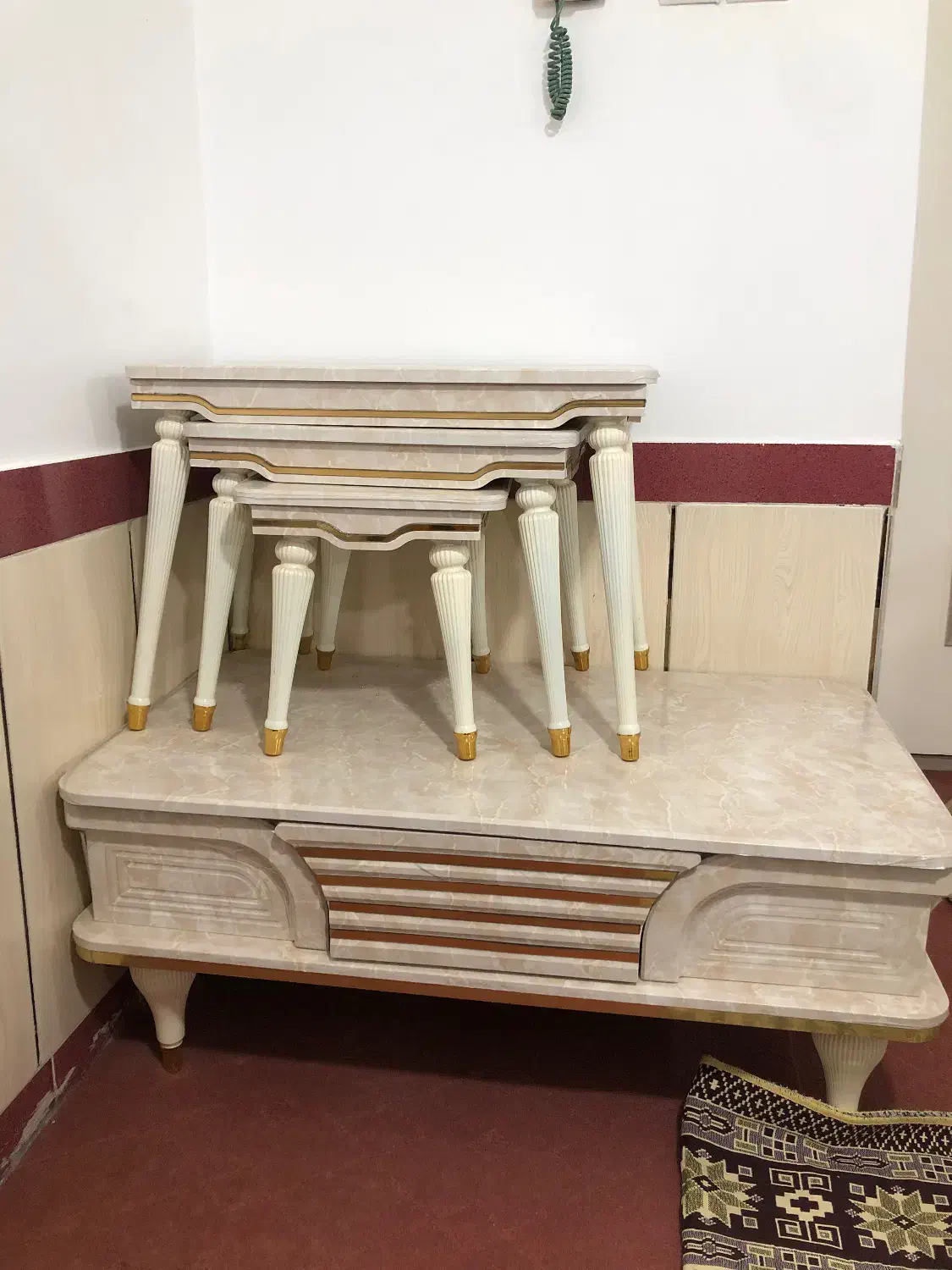 مبل و جلو مبلی کاملا نو 7نفره|مبلمان خانگی و میز عسلی|بوکان, |دیوار