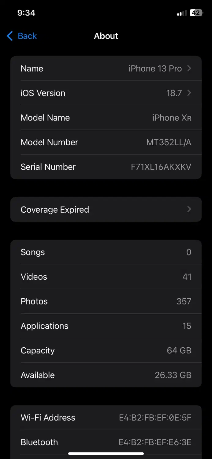 ایفون xr معاوضه با pco یا شیامی نوت ۱۳ به بالا|موبایل|رشت, چله خانه|دیوار
