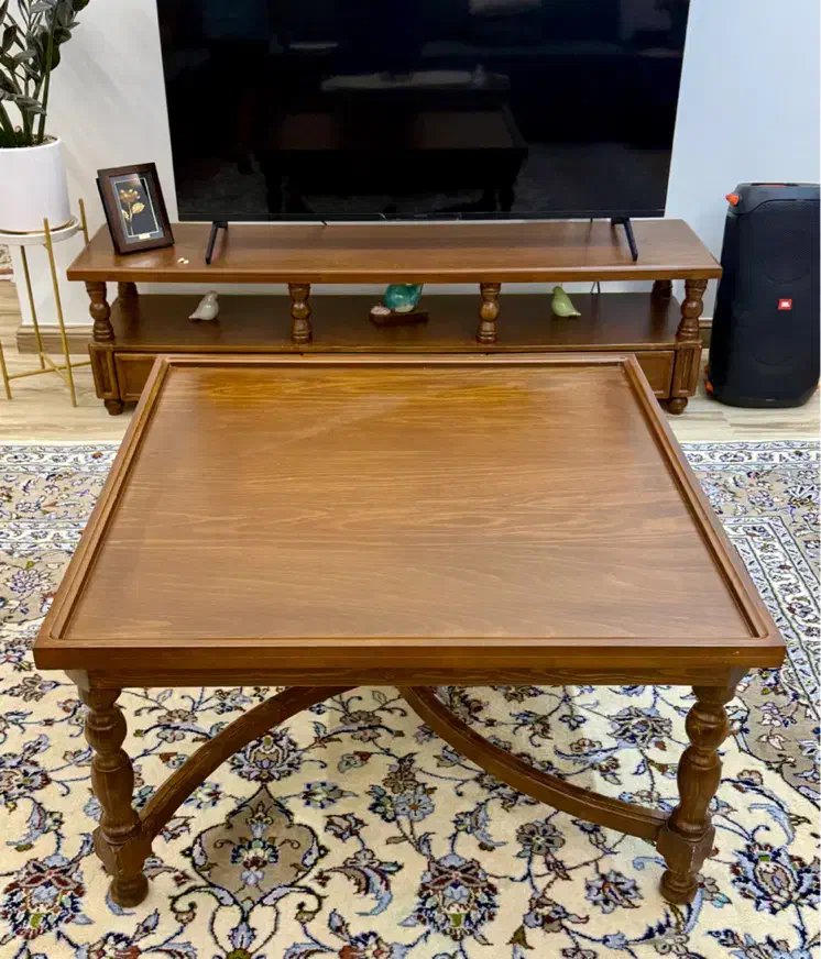 میز جلو مبلی چوبی|مبلمان خانگی و میز عسلی|پردیس, فاز ۲|دیوار
