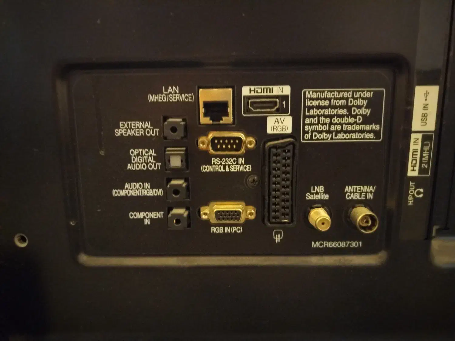 تلویزیون ۵۵ اینچ ال جی پنل شکسته|تلویزیون و پروژکتور|تهران, سعادت‌آباد|دیوار