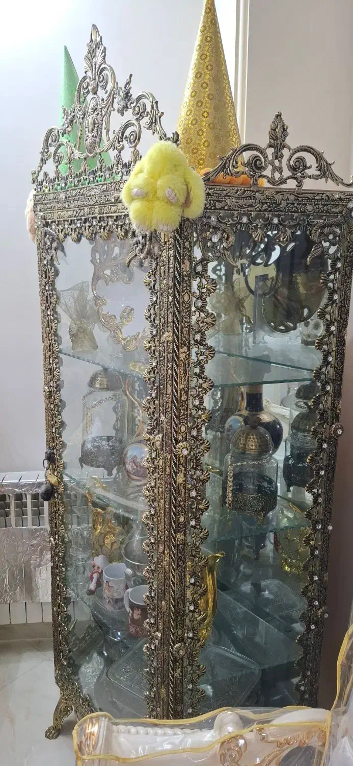 ست بوفه و ساعت ایستاده روکش برنز|بوفه، ویترین، کنسول|تهران, خرمشهر|دیوار