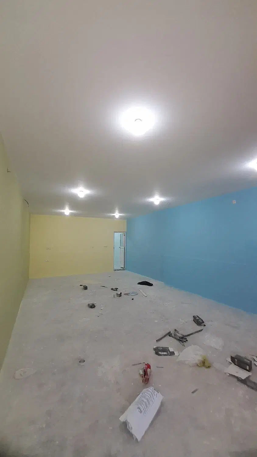 نقاشی ساختمان بتونه‌کاری‌کناف ورنگ‌امیزی‌‌‌نماچوب|خدمات پیشه و مهارت|قشم, |دیوار