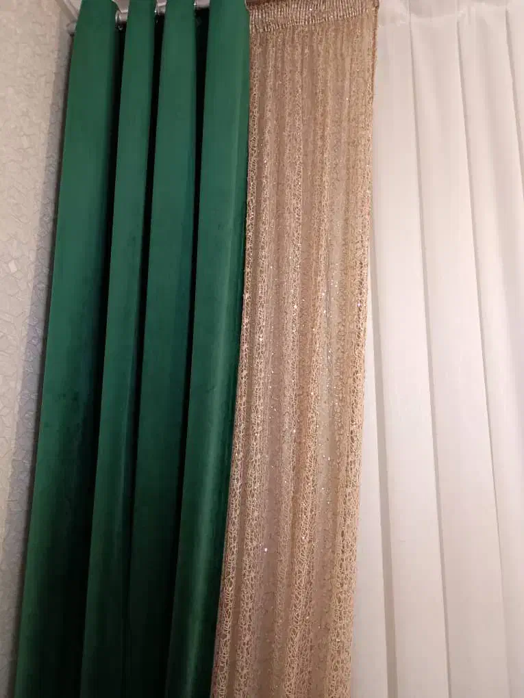 پرده کاملا نو و سالم|پرده، رانر، رومیزی|داراب, |دیوار