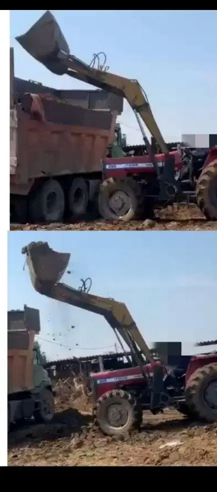 تراکتر جهت نخاله برداری خاک برداری|خدمات حمل و نقل|شادگان, |دیوار