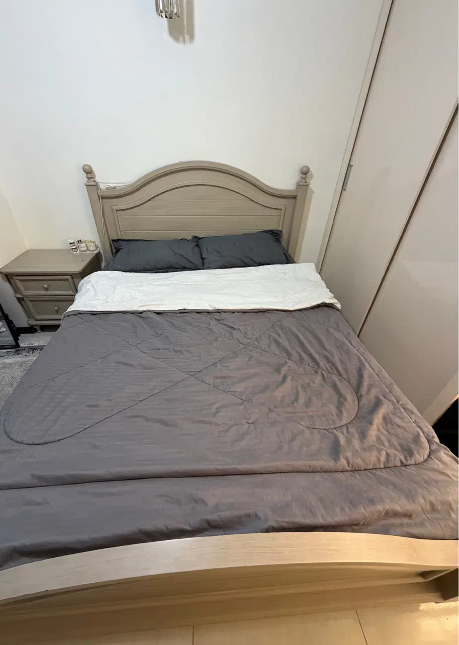 تخت دو نفره وجک و پاتختی و تشک دریم لند پد دار|تخت و سرویس خواب|تهران, تهرانسر شمالی|دیوار