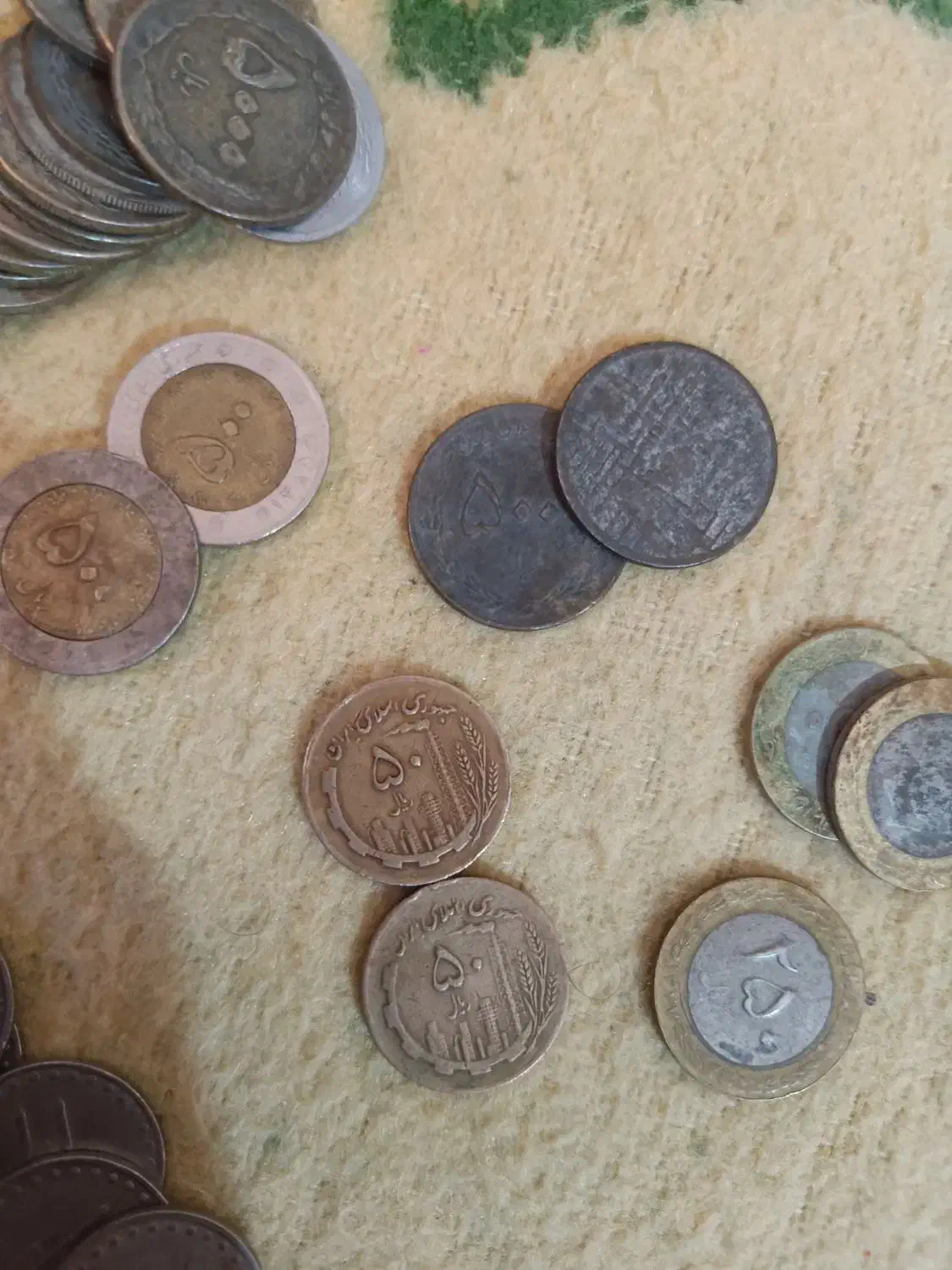 سکه قدیمی|کلکسیون سکه، تمبر، اسکناس|سپیدان, |دیوار