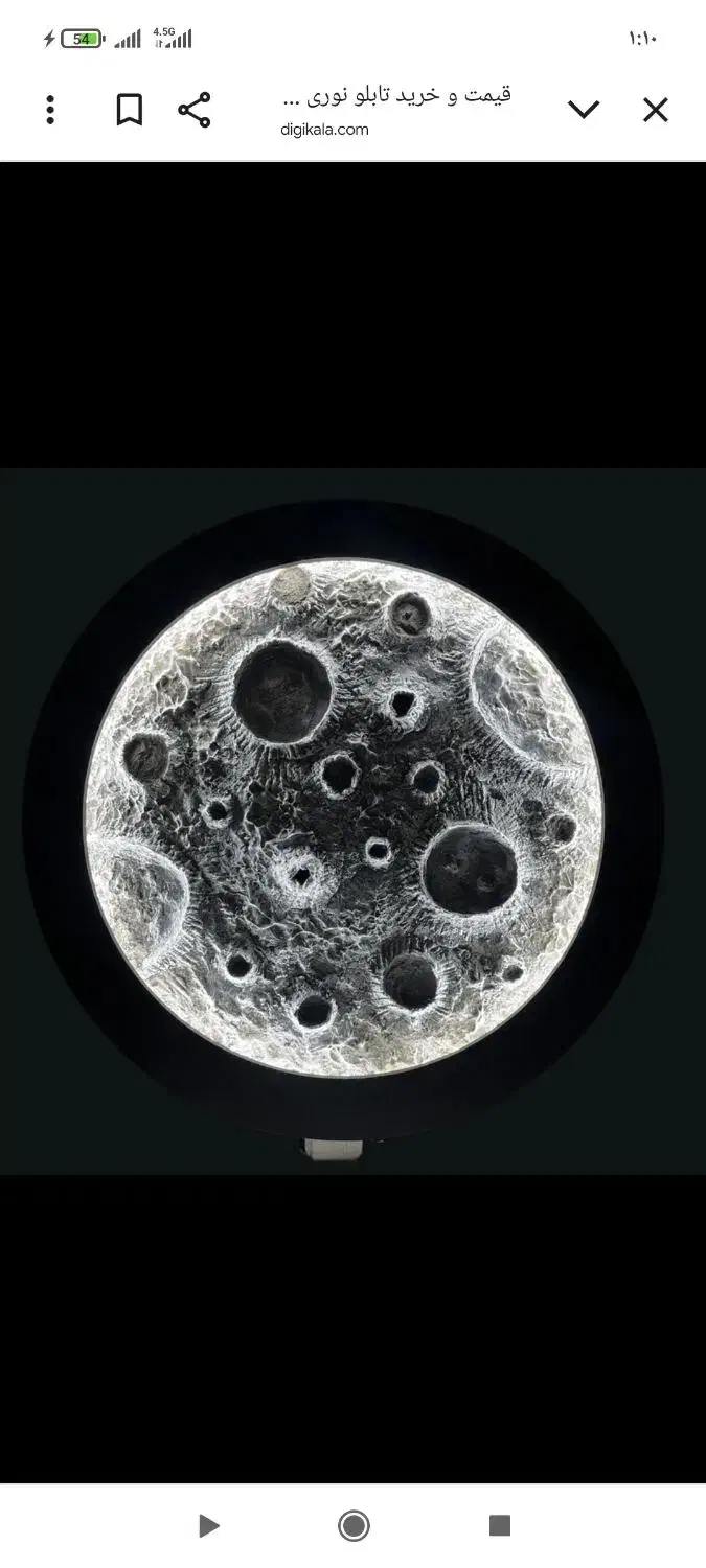 تابلو ماه|ساعت دیواری و تزئینی|کرمان, |دیوار