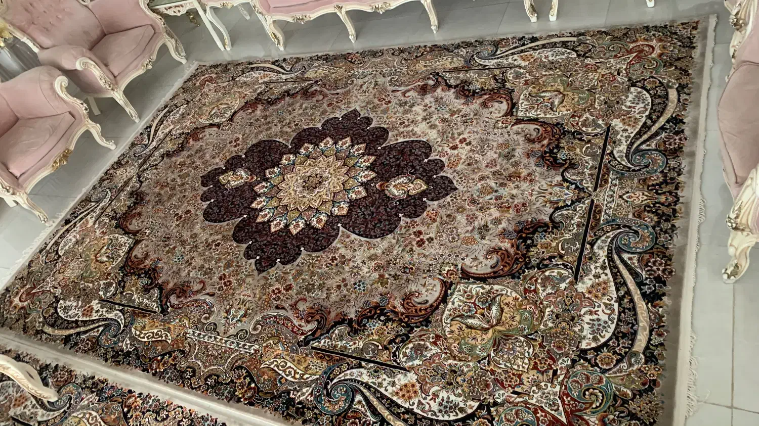 فرش ۹متری|فرش|قزوین, |دیوار